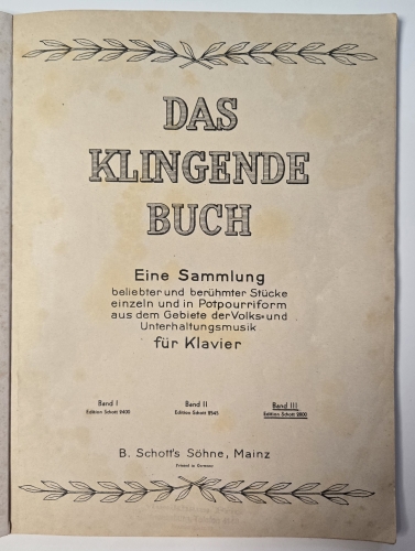 Das klingende Buch, Einleitung